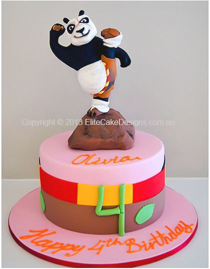 Kung Fu Panda Birthday Cake